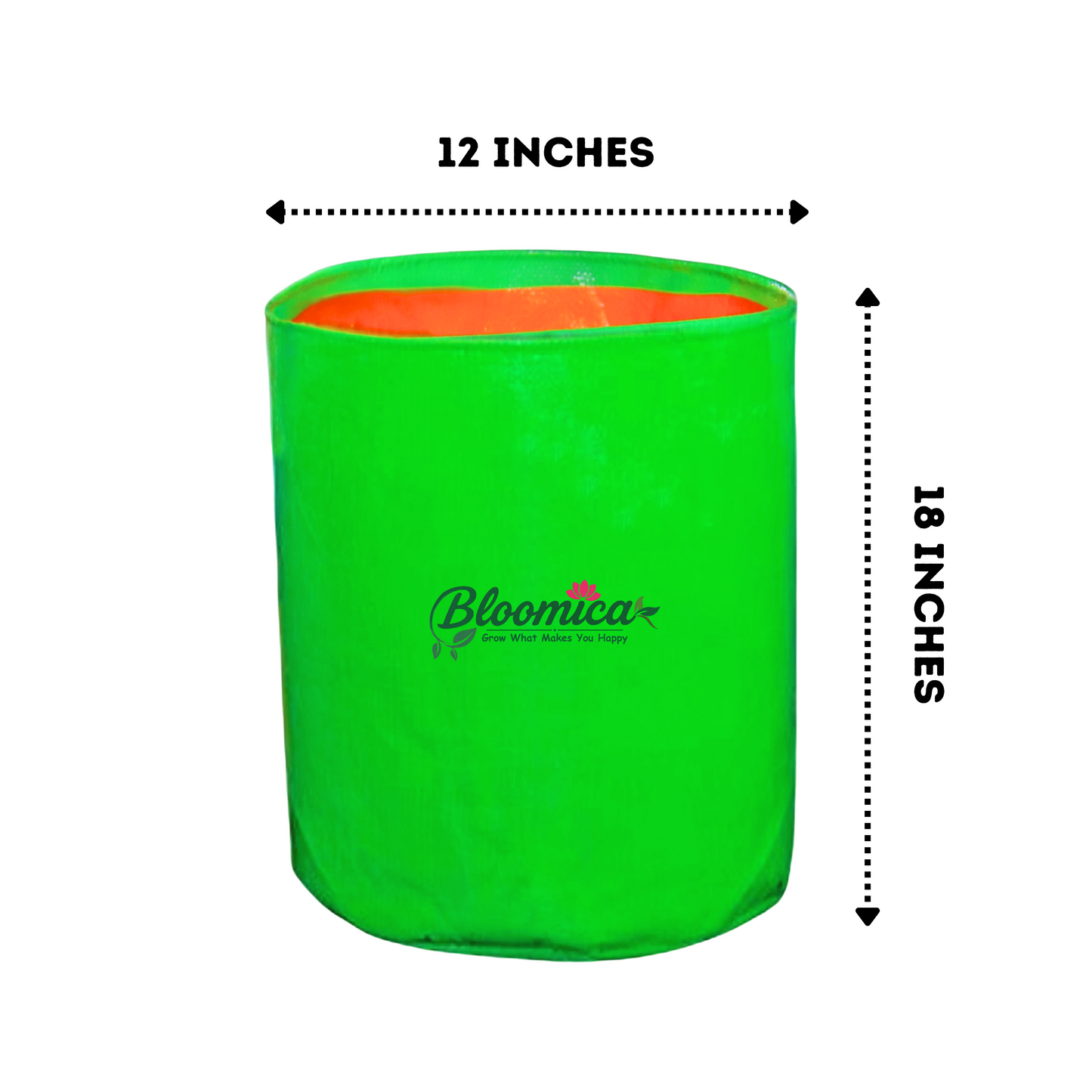 12x18 Inches (1x1½ Ft) - 260 GSM HDPE Round Grow Bag