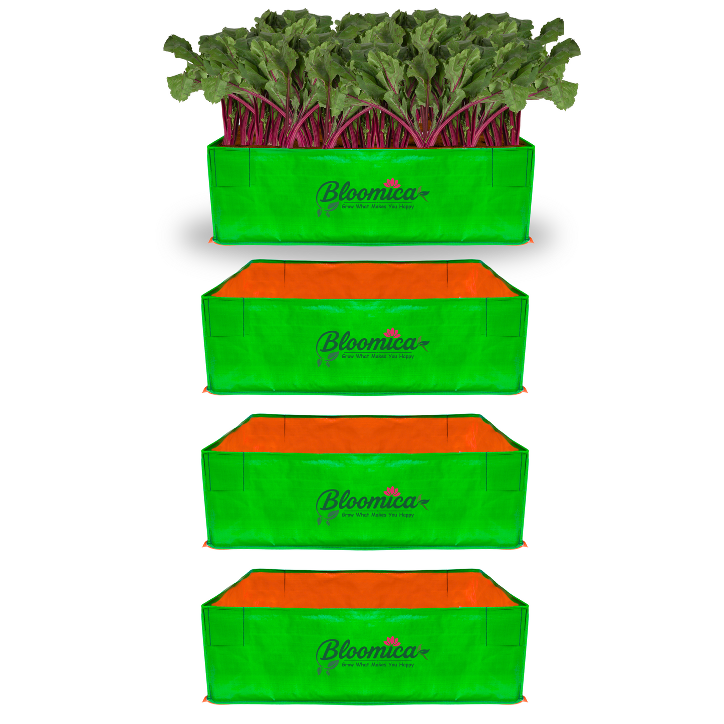 36x24x12 Inches (3x2x1 Ft) - 260 GSM HDPE Rectangular Grow Bag