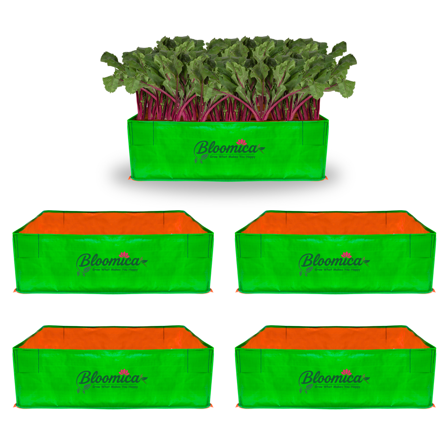 36x24x12 Inches (3x2x1 Ft) - 260 GSM HDPE Rectangular Grow Bag