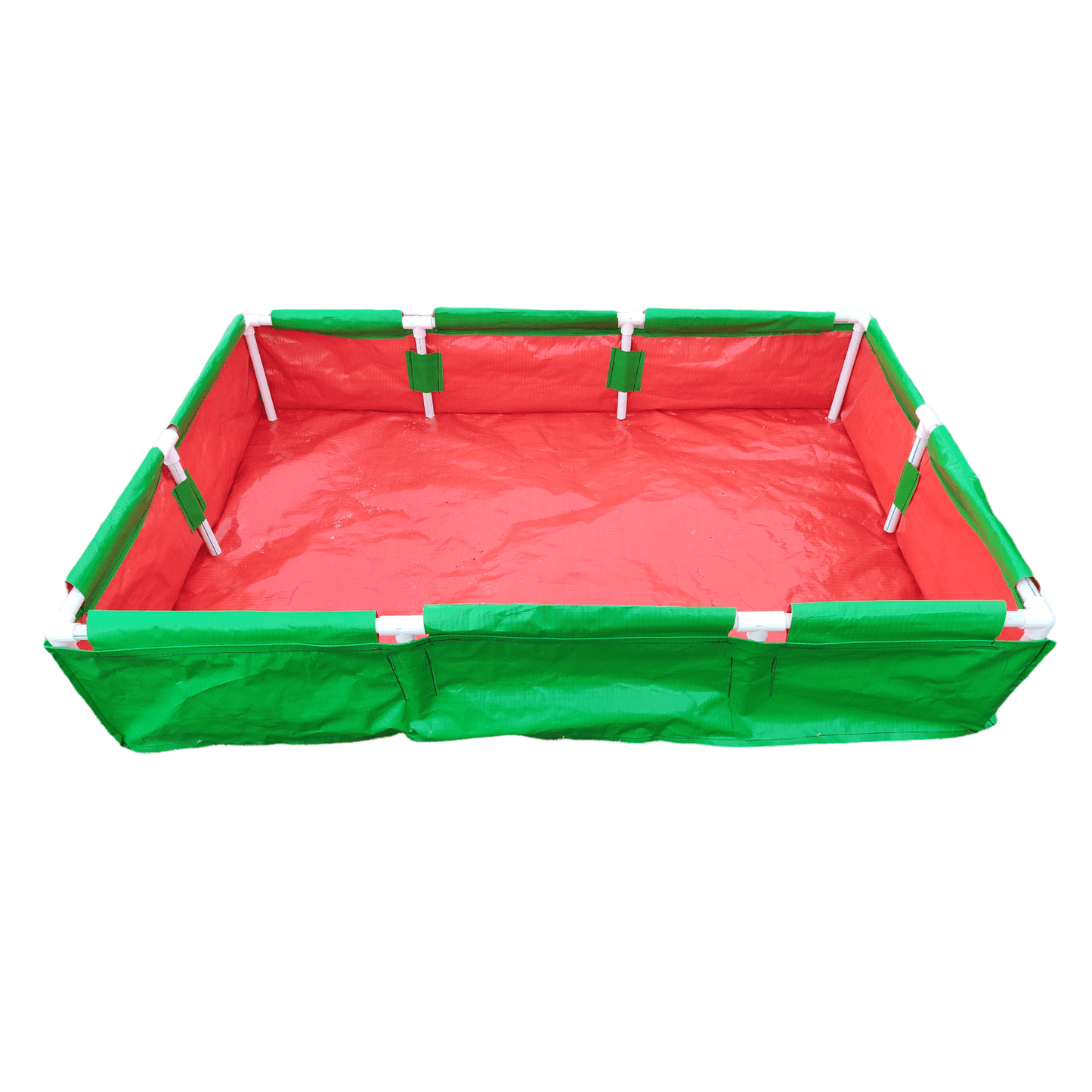 72x48x12 Inches (6x4x1 Ft) - 220 GSM HDPE Rectangular Grow Bag With Supporting PVC Pipes