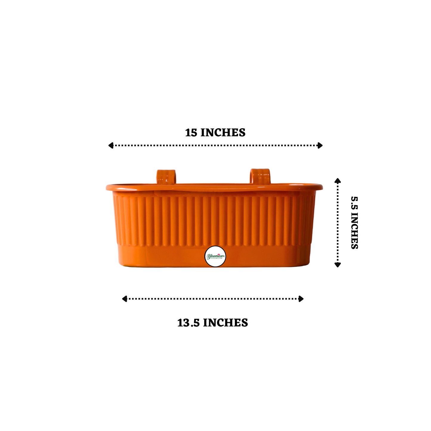 Tiranga Window Planter India Flag Tricolour Planter for Balcony