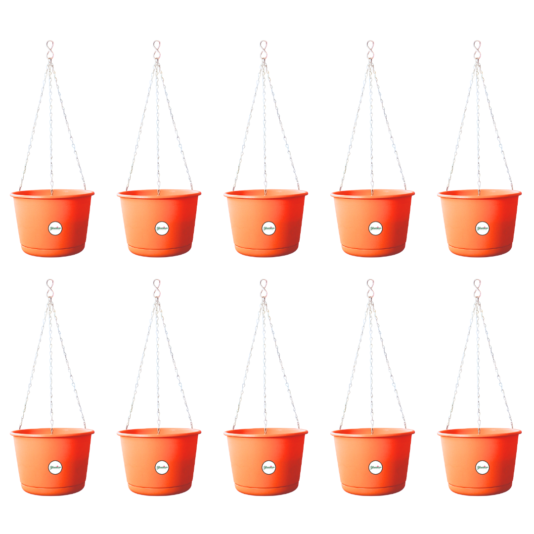 Breezy Balcony Hanging Planter - Terracotta Colour