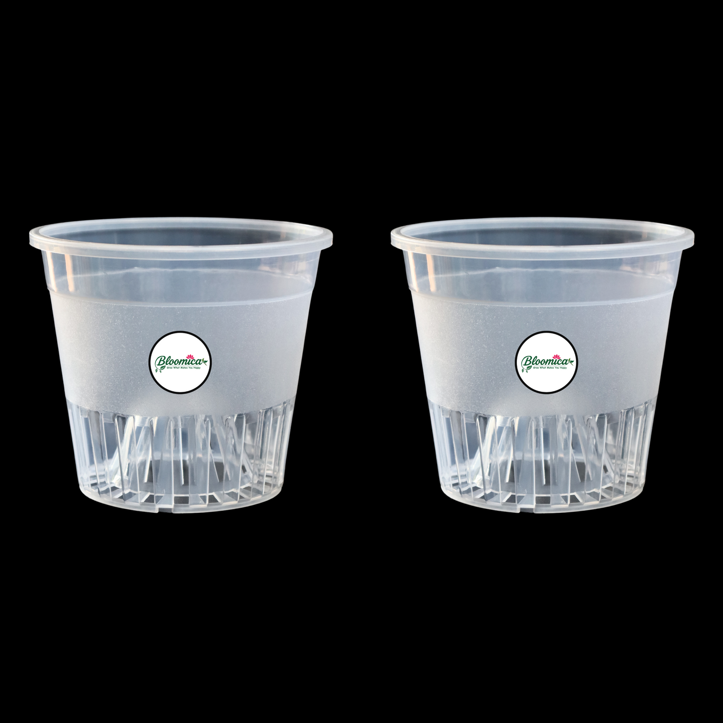 Clear Orchid Pot With Dome - 5 Inches