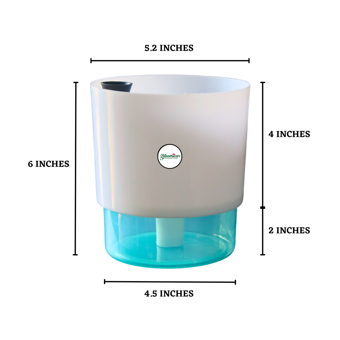 HydroGlow Effortless Self-Watering Indoor Planter