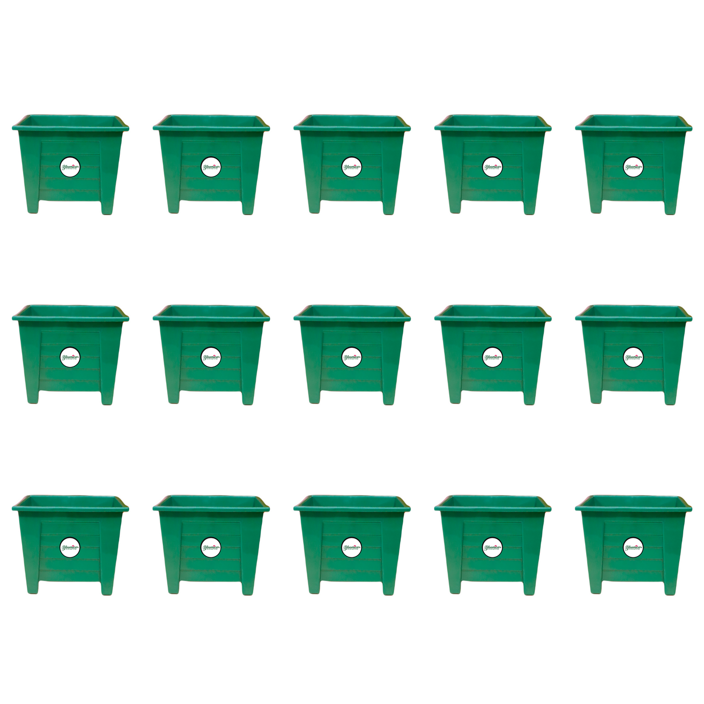 Square Planter - Green Colour