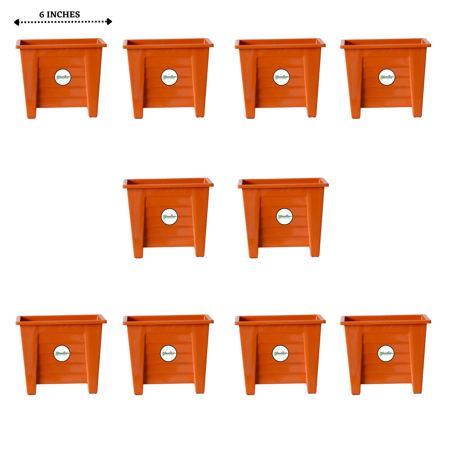 Square Planter - Terracotta Colour