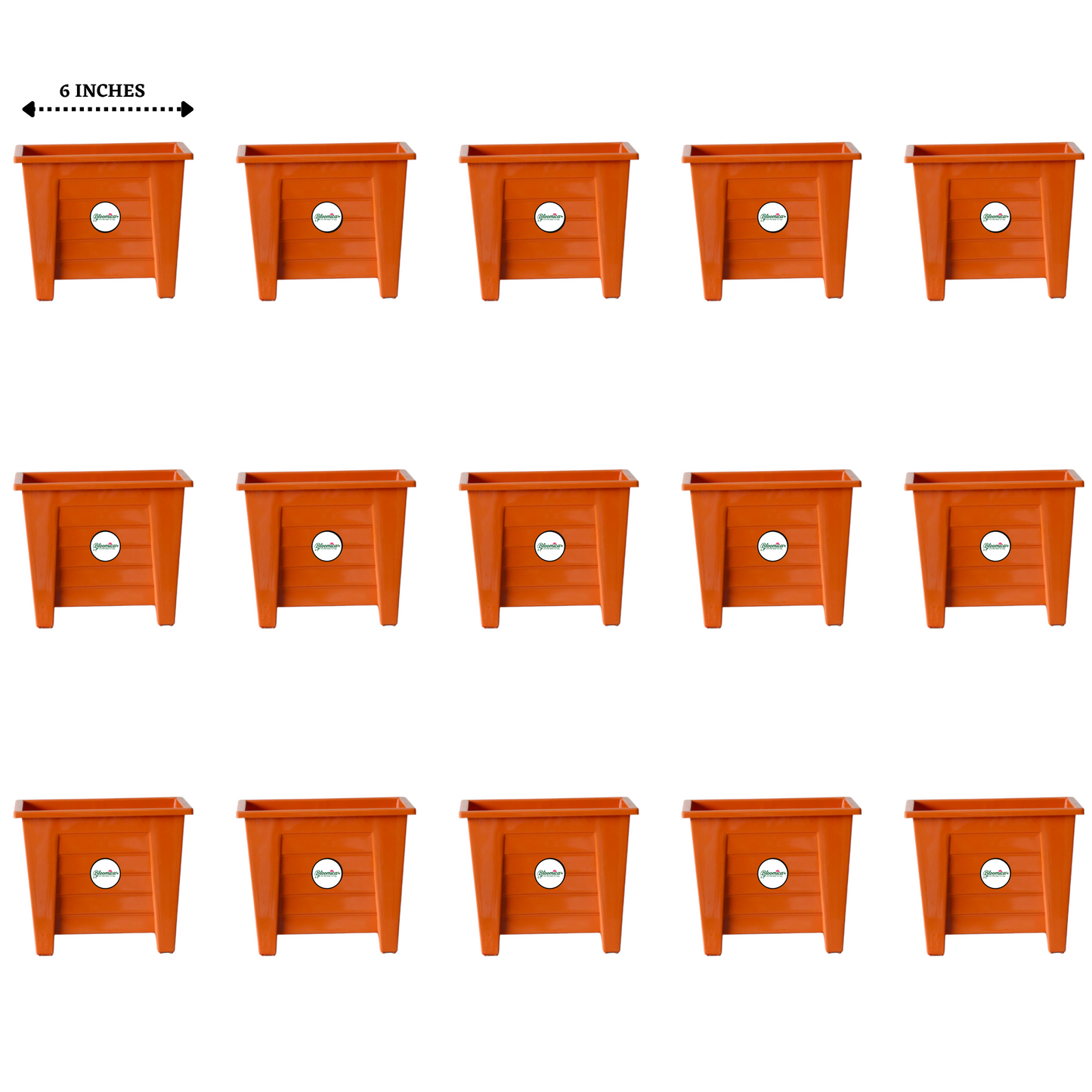 Square Planter - Terracotta Colour