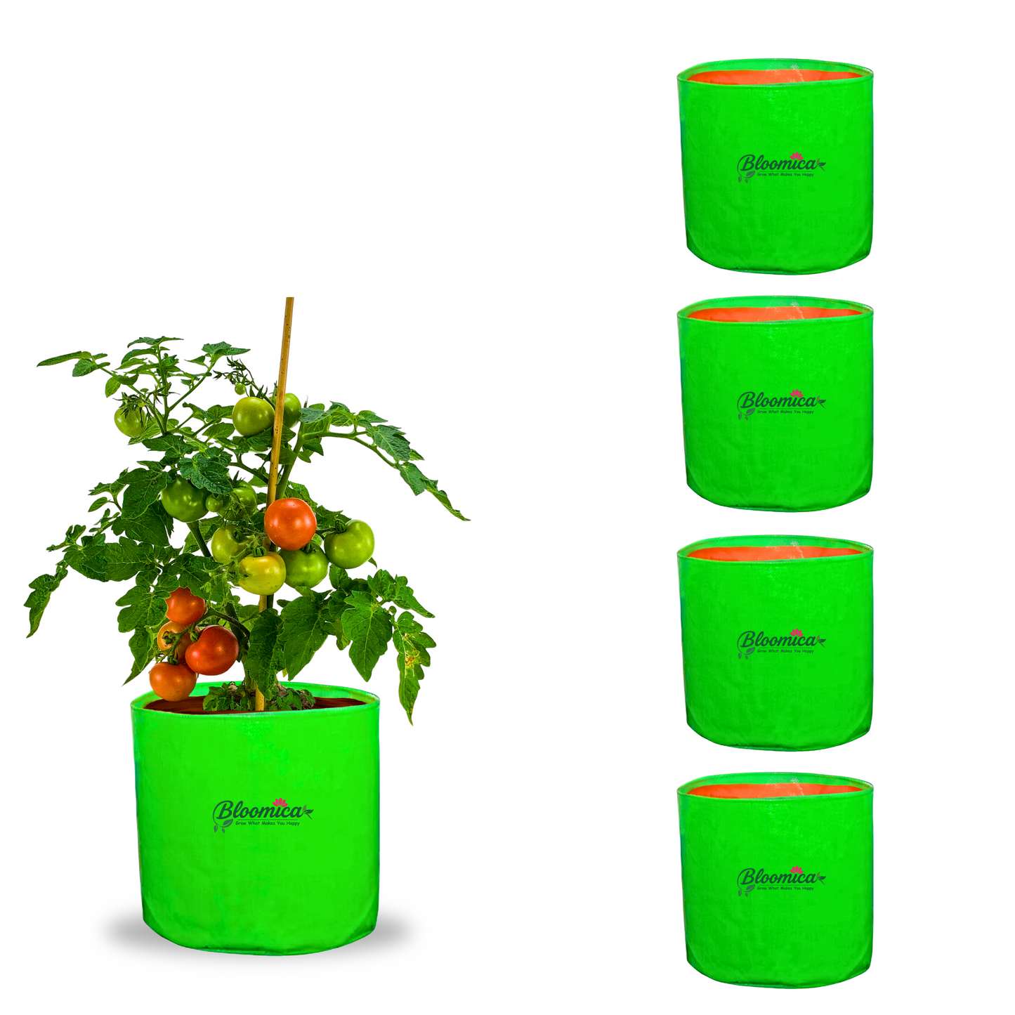 12x12 Inches (1x1 Ft) - 260 GSM HDPE Round Grow Bag