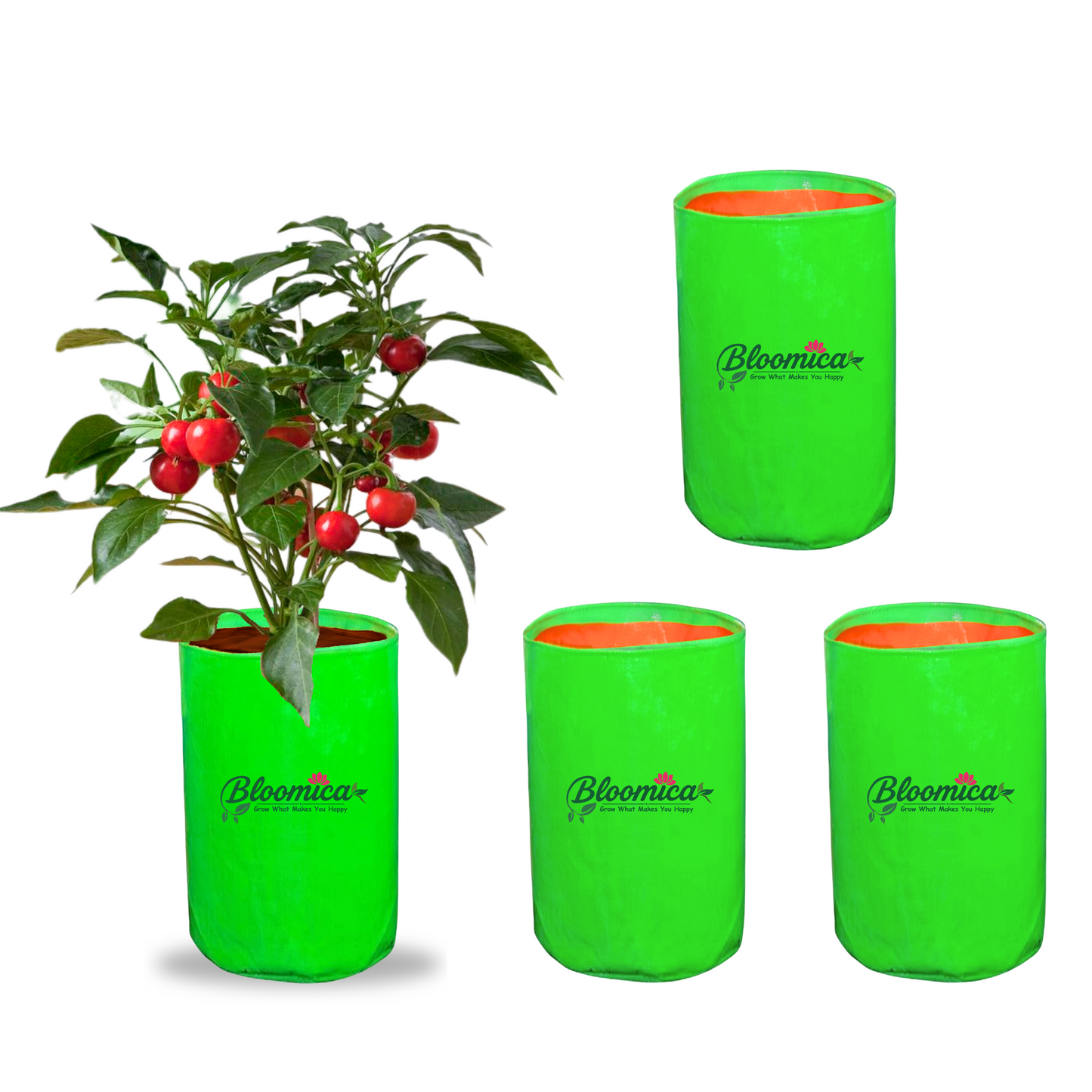 12x24 Inches (1x2 Ft) - 260 GSM HDPE Round Grow Bag