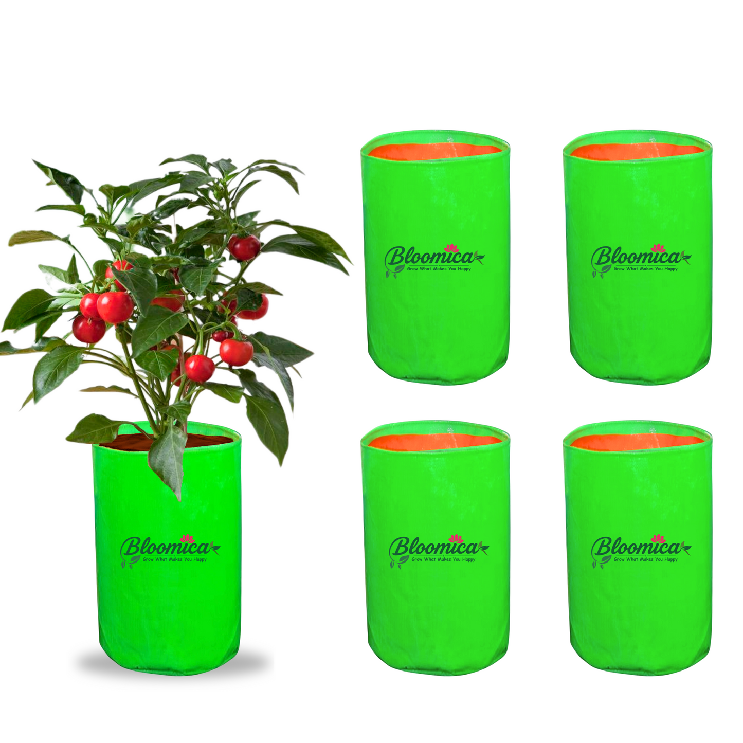 12x24 Inches (1x2 Ft) - 260 GSM HDPE Round Grow Bag