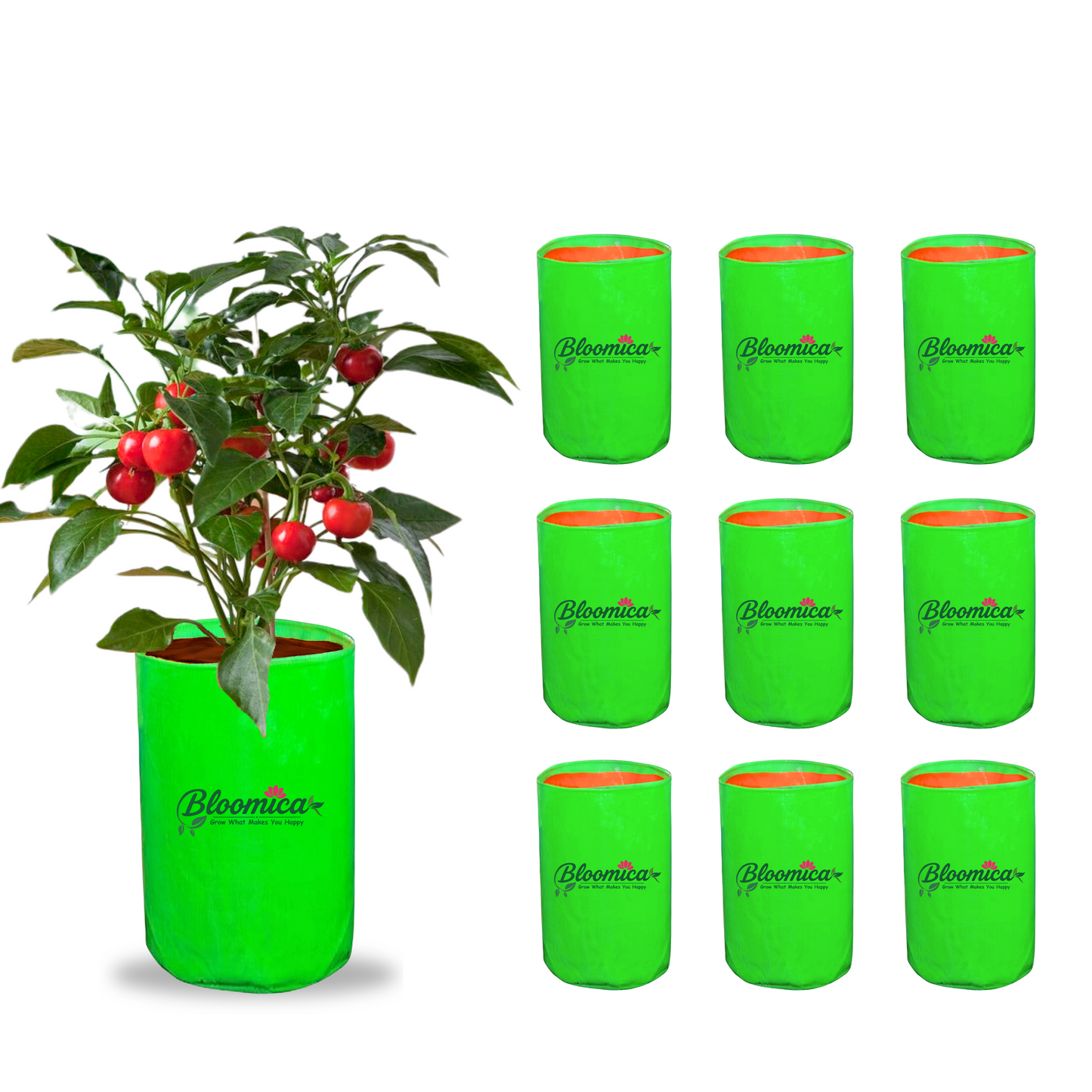 12x24 Inches (1x2 Ft) - 260 GSM HDPE Round Grow Bag