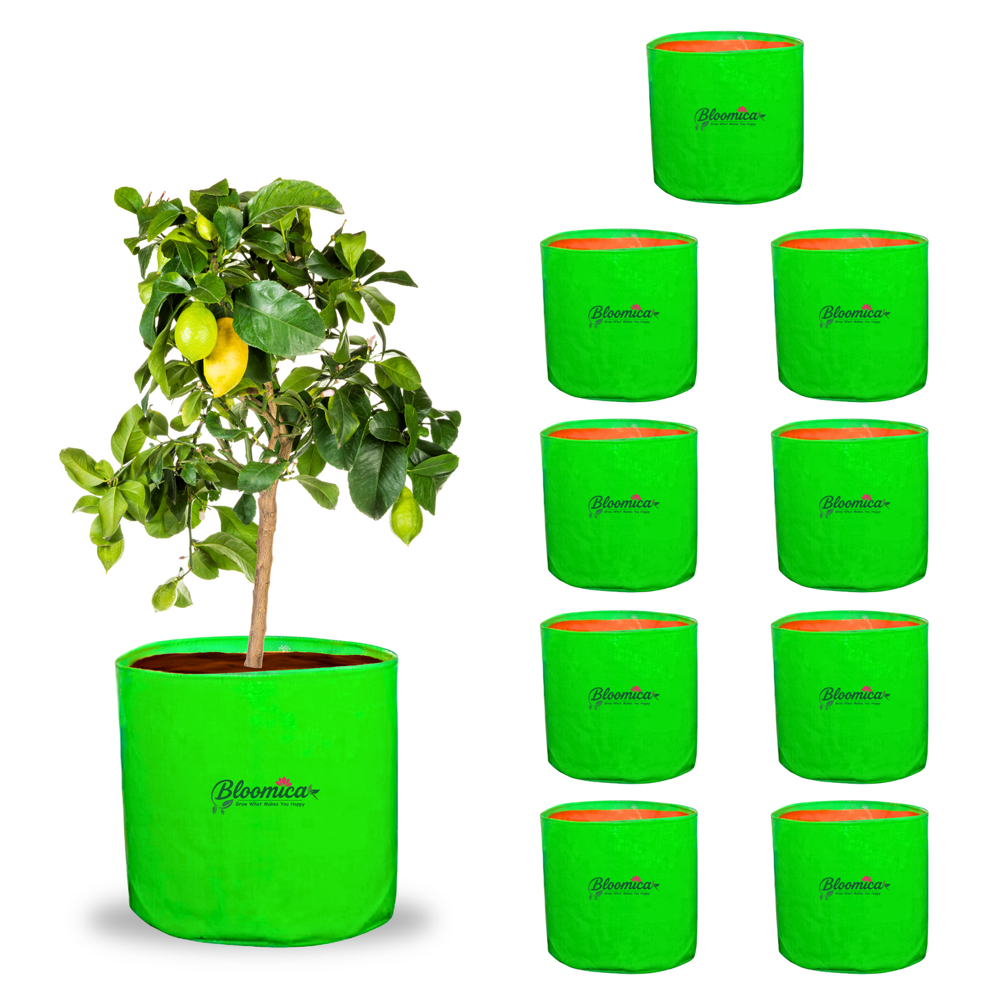 18x18 (1½x1½ Ft) Inches - 260 GSM HDPE Round Grow Bag