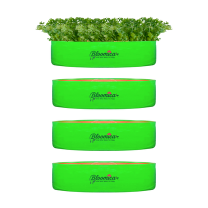 18x6 Inches (1½x 1⁄2 Ft) - 260 GSM HDPE Round Spinach Grow Bag