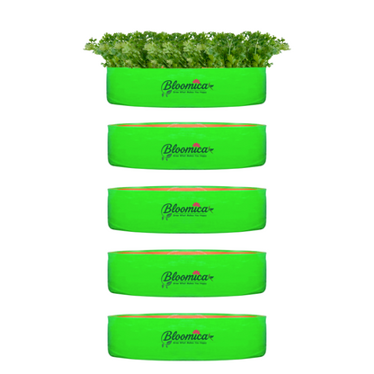 18x6 Inches (1½x 1⁄2 Ft) - 260 GSM HDPE Round Spinach Grow Bag