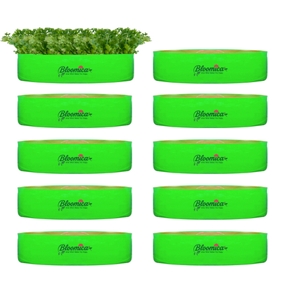 18x6 Inches (1½x 1⁄2 Ft) - 260 GSM HDPE Round Spinach Grow Bag