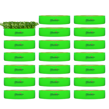18x6 Inches (1½x 1⁄2 Ft) - 260 GSM HDPE Round Spinach Grow Bag