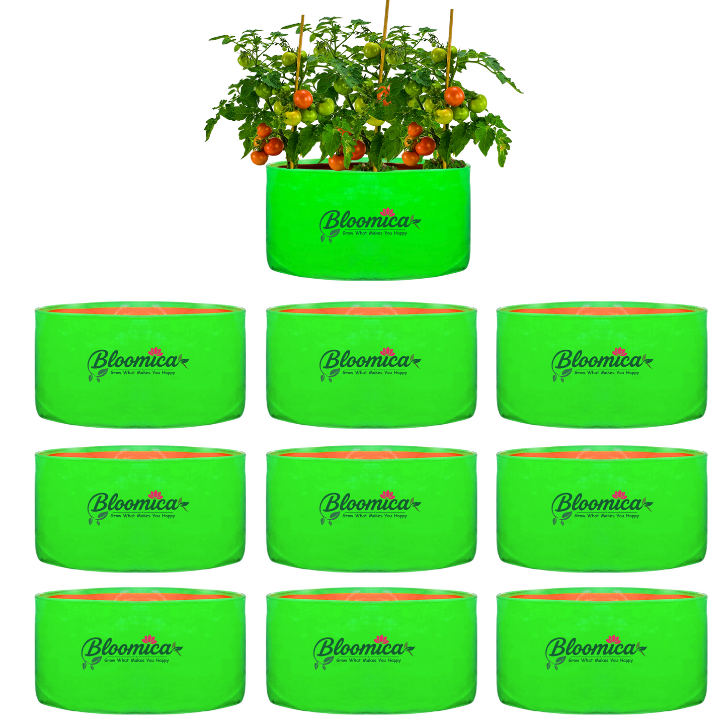24x12 Inches (2x1 Ft) - 260 GSM HDPE Round Grow Bag