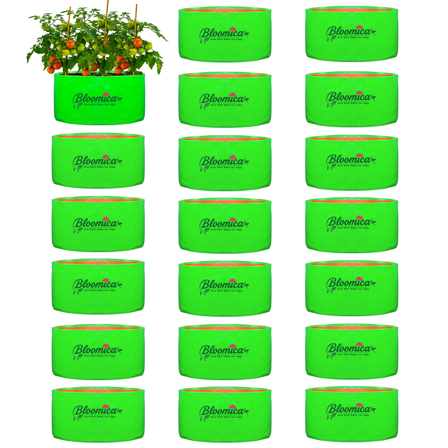 24x12 Inches (2x1 Ft) - 260 GSM HDPE Round Grow Bag