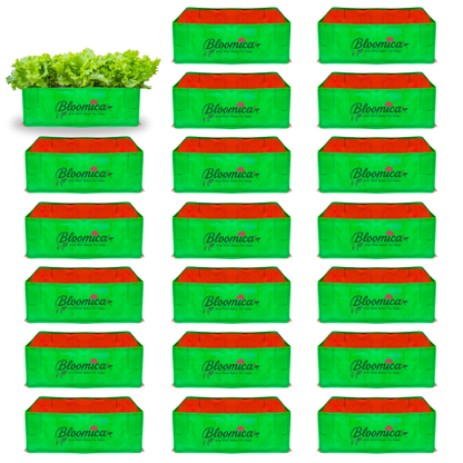 24x12x9 Inches (2x1x¾ Ft ) - 260 GSM HDPE Rectangular Grow Bag