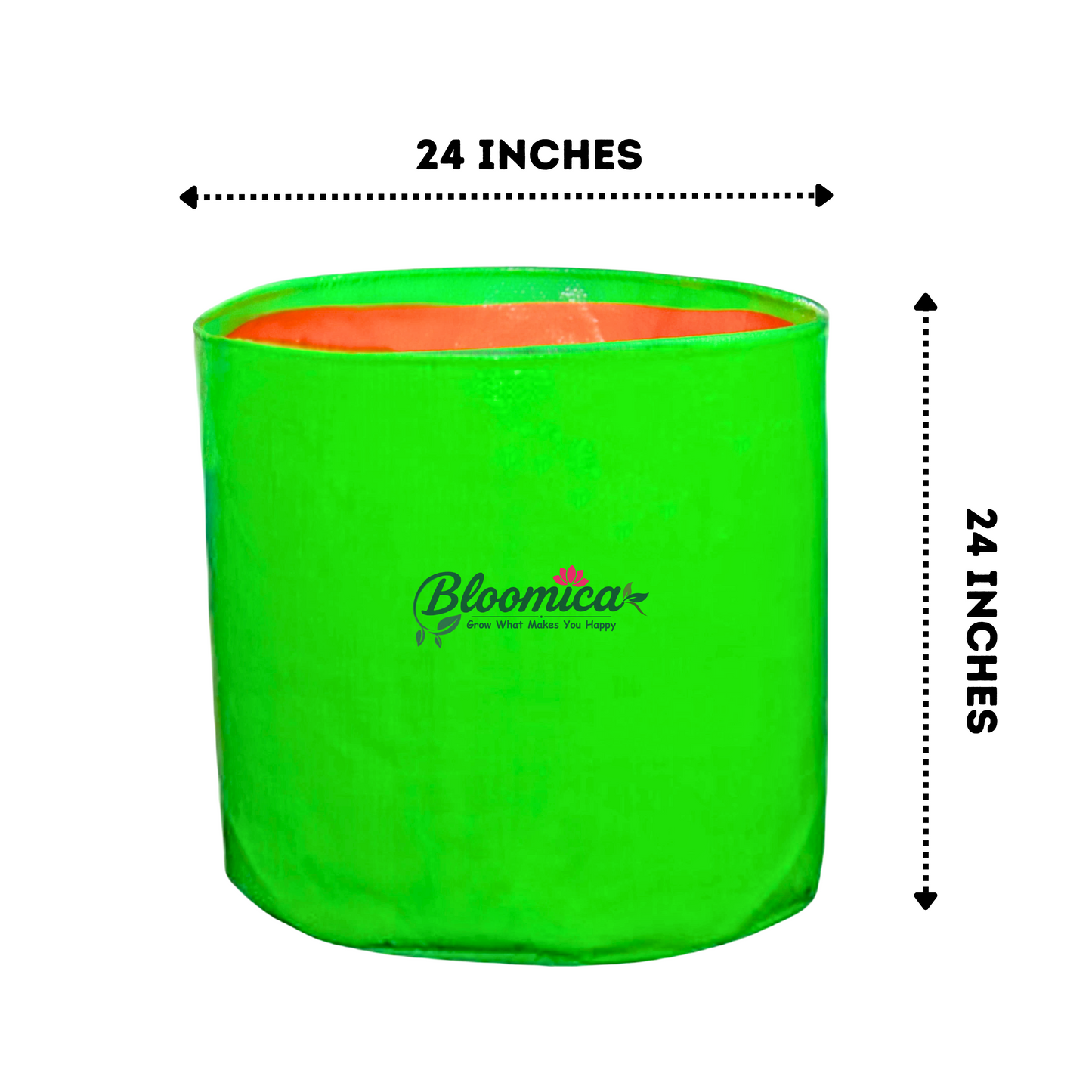 24x24 Inches (2x2 Ft) - 260 GSM HDPE HUGE Round Grow Bag