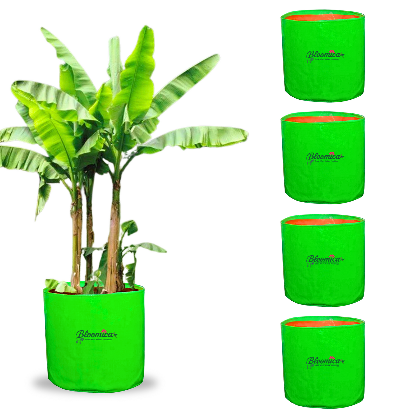 24x24 Inches (2x2 Ft) - 260 GSM HDPE HUGE Round Grow Bag