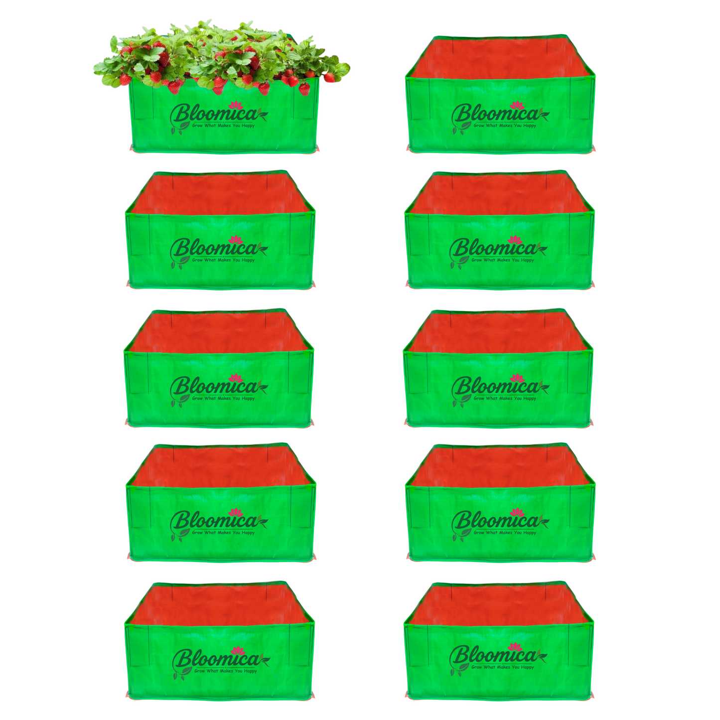 24x24x12 Inches (2x2x1 Ft) - 260 GSM HDPE Rectangular Grow Bag