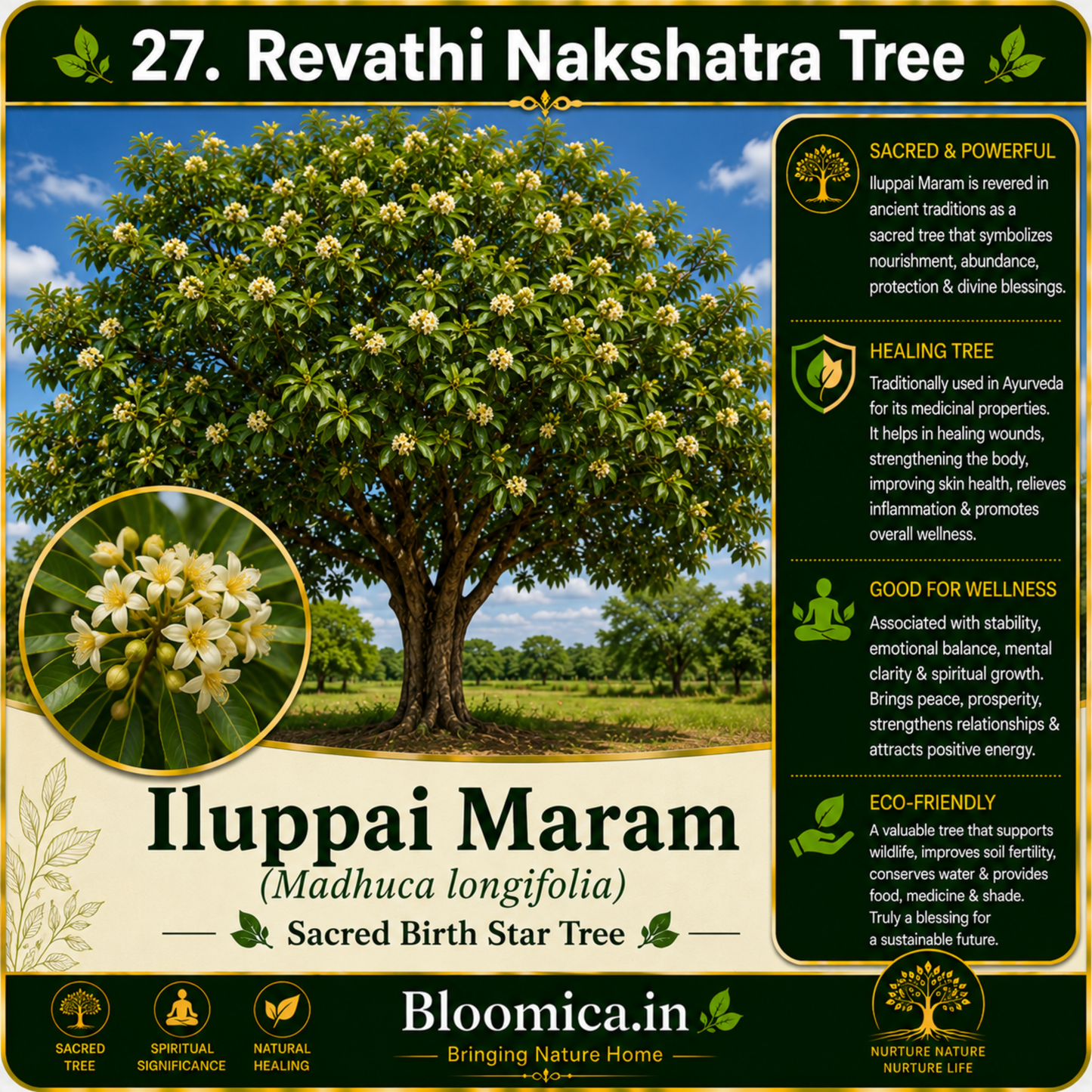 27 Nakshatra Trees Combo Pack | Complete Birth Star Sacred Live Plants Collection
