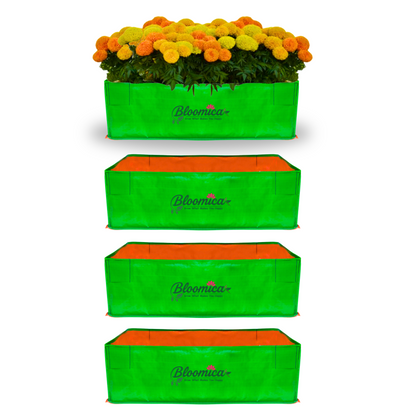 36x12x12 Inches (3x1x1 Ft) - 260 GSM HDPE Rectangular Grow Bag