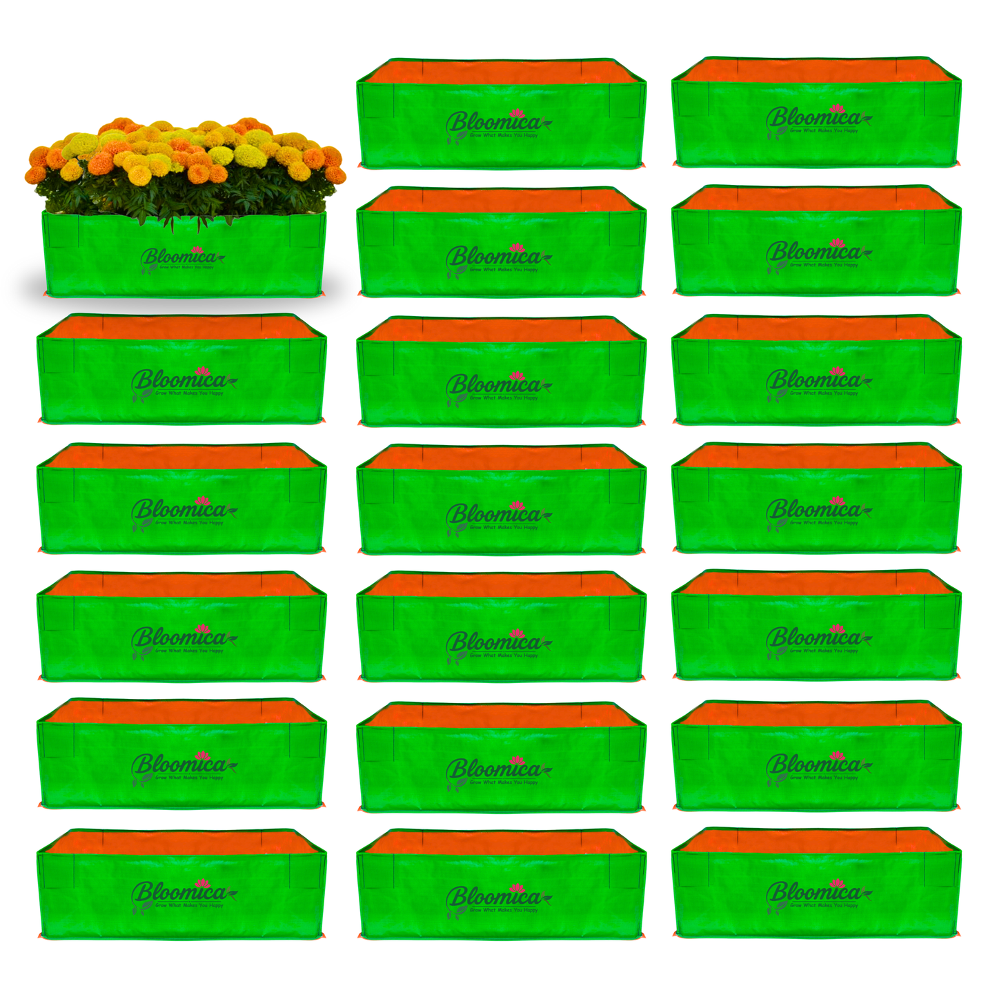 36x12x12 Inches (3x1x1 Ft) - 260 GSM HDPE Rectangular Grow Bag