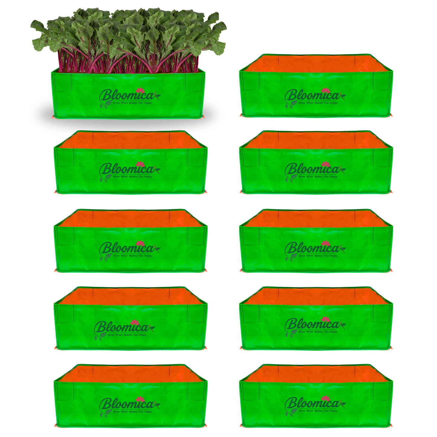 36x24x12 Inches (3x2x1 Ft) - 260 GSM HDPE Rectangular Grow Bag