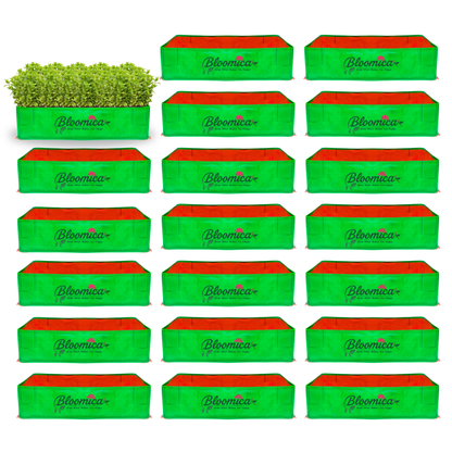 48x24x12 Inches (4x2x1 Ft) - 260 GSM HDPE Rectangular Grow Bag