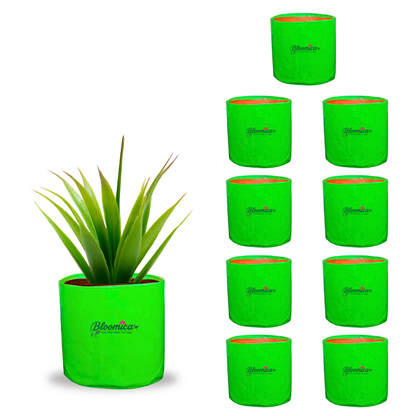 6x6 Inches (½x½ Ft) - 260 GSM HDPE Round Grow Bag