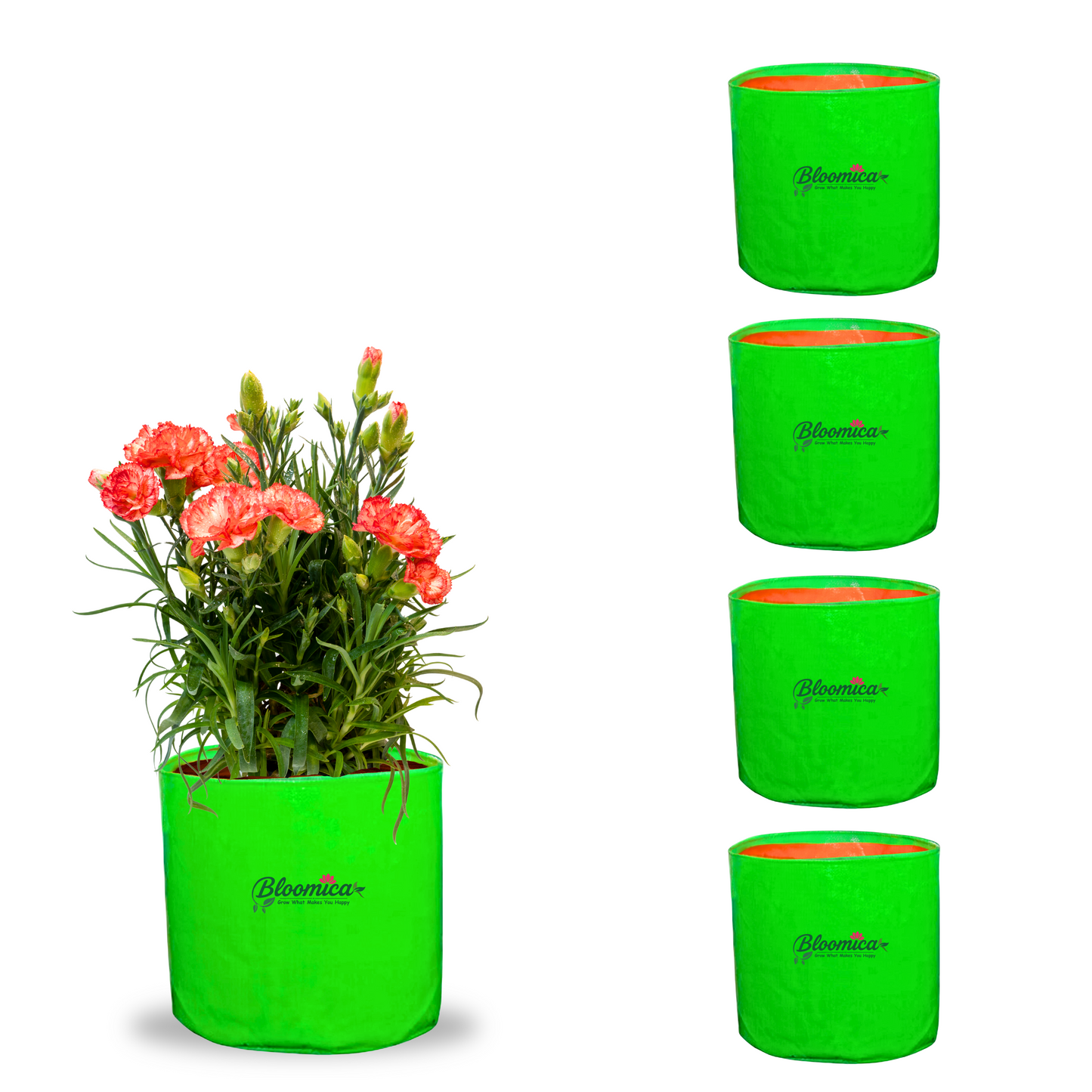 9x9 Inches (¾x¾ Ft) - 260 GSM HDPE Round Grow Bag