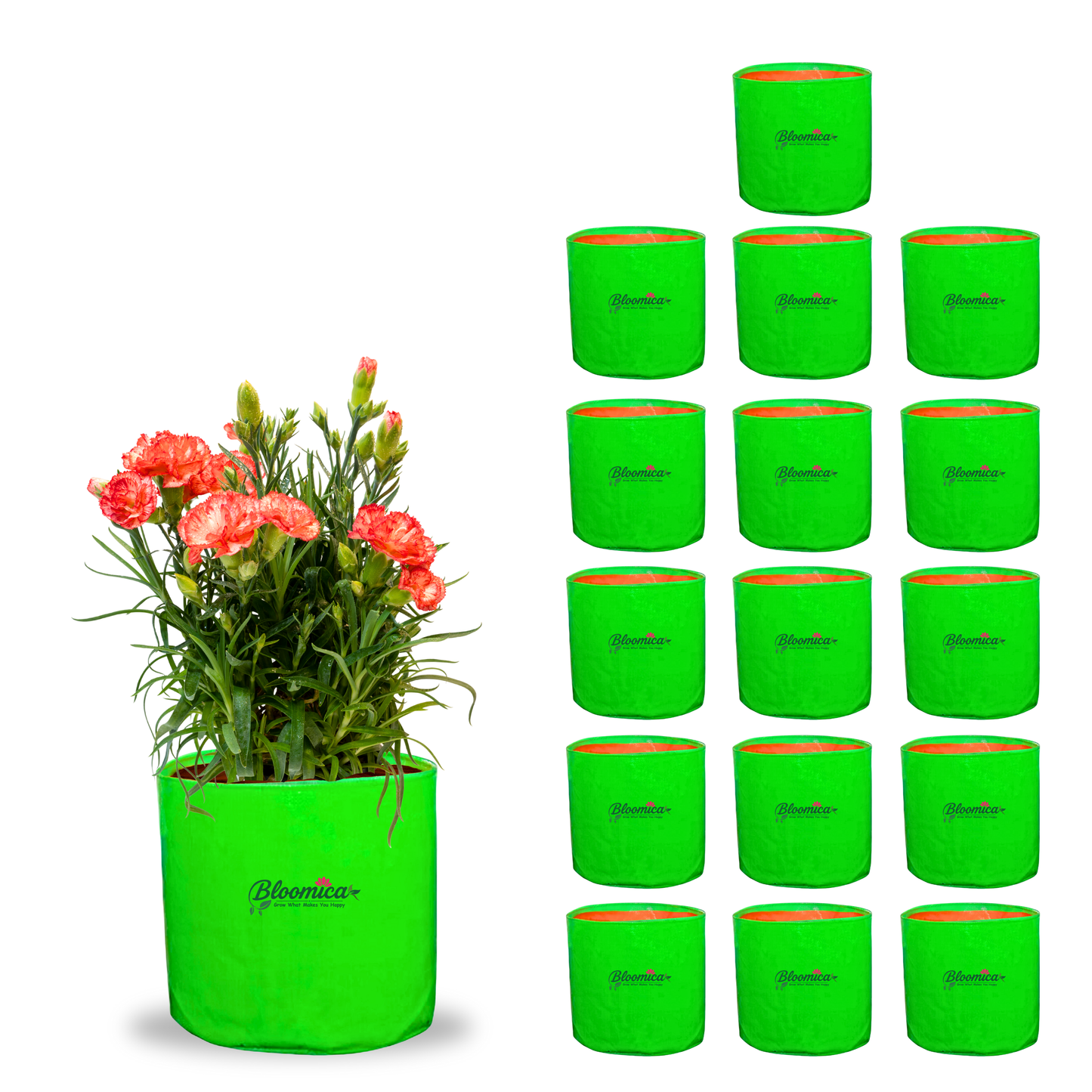 9x9 Inches (¾x¾ Ft) - 260 GSM HDPE Round Grow Bag