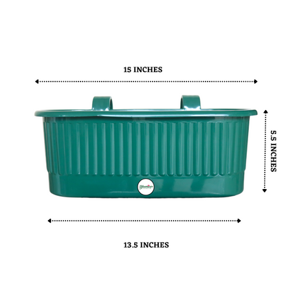 Tiranga Window Planter India Flag Tricolour Planter for Balcony