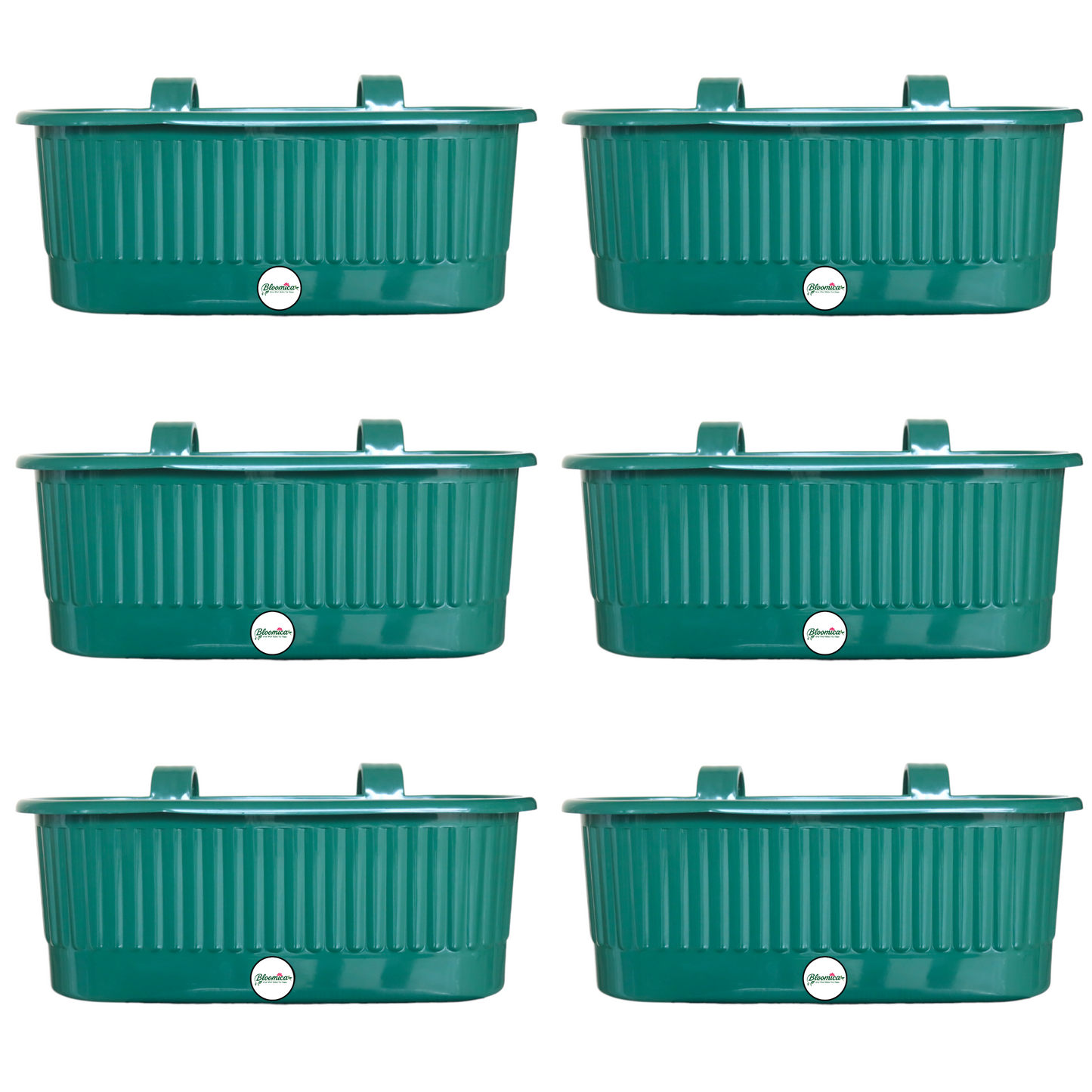 Balcony Railing Planter - Green Colour