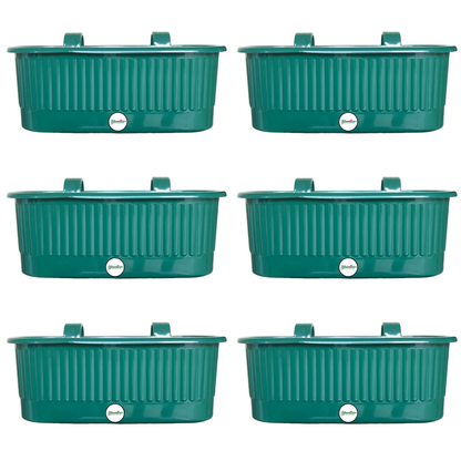Balcony Railing Planter - Green Colour