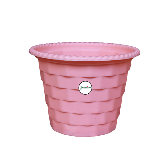 Brick Pattern Indoor Pot - Pink Colour
