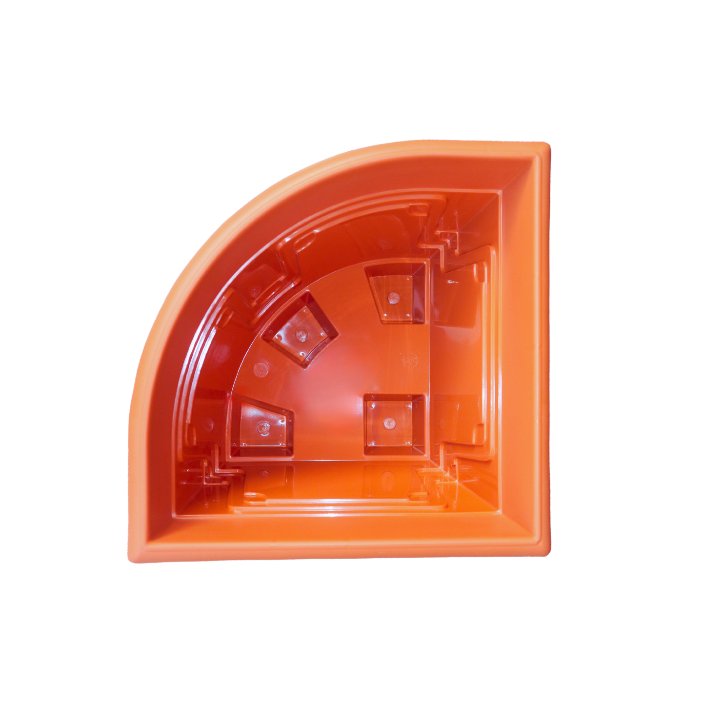 Corner Fit Planter - Terracotta Colour