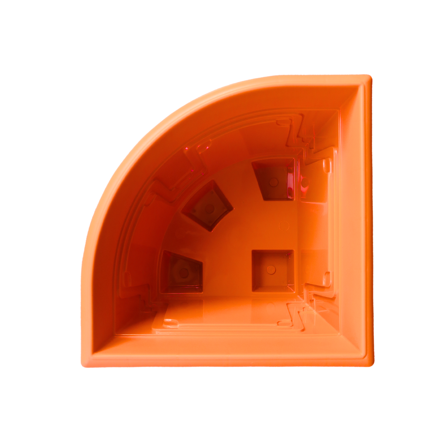 Corner Fit Planter - Terracotta Colour