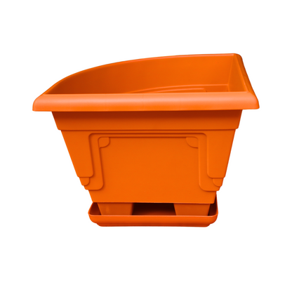 Corner Fit Planter - Terracotta Colour