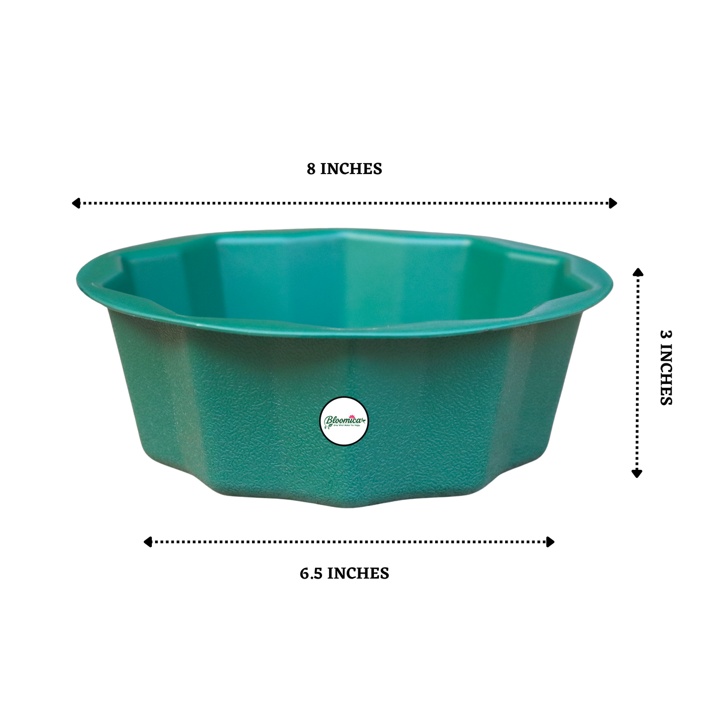 Emerald Oasis Planter - Green Colour