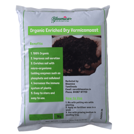 Enriched Dry Vermicompost 100% Organic