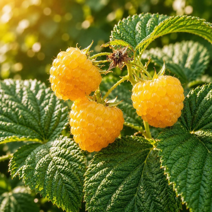 Golden Raspberry Live Plant