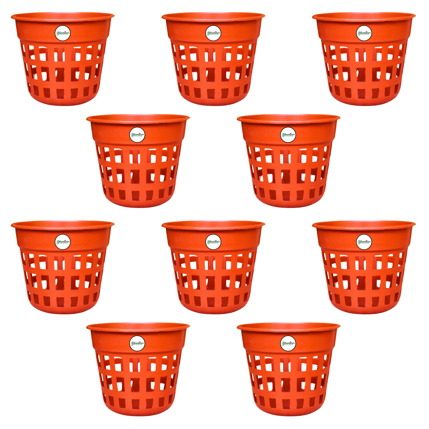 Orchid Pot 7 Inches - Terracotta Colour