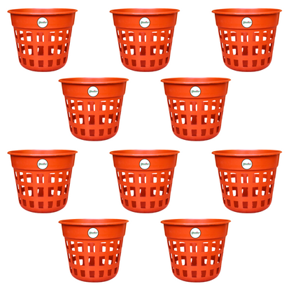 Orchid Pot 7 Inches - Terracotta Colour