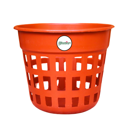 Orchid Pot 7 Inches - Terracotta Colour