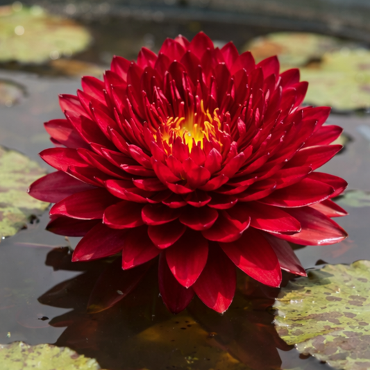 Red Cherry – Rare Exotic Tropical Waterlily (Sprouted Tuber)