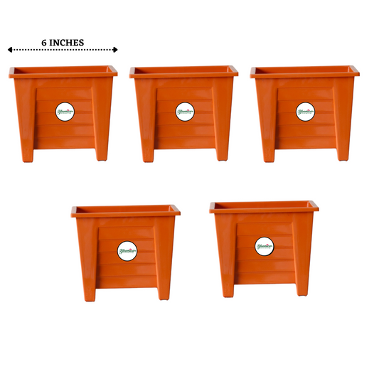 Square Planter - Terracotta Colour