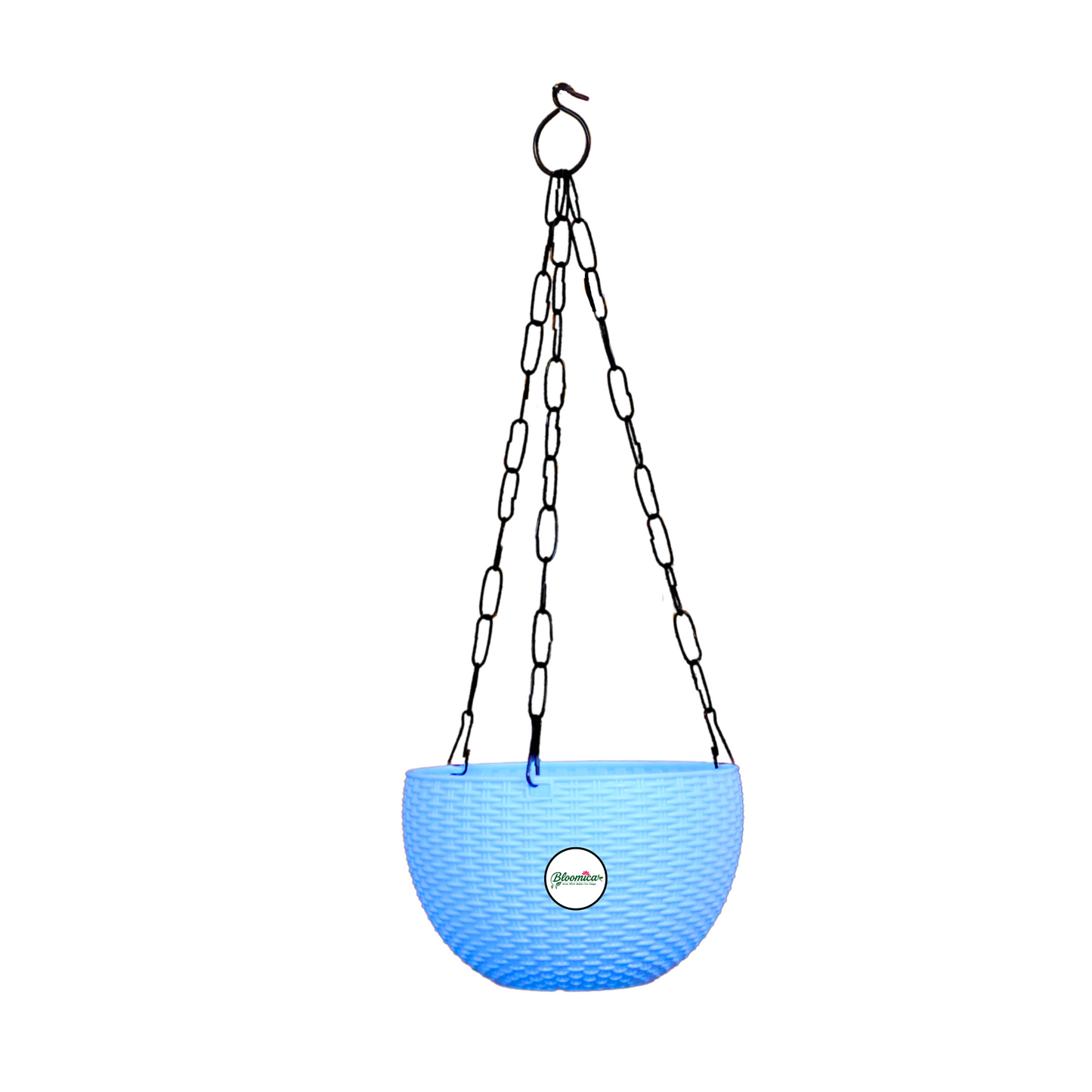 Ultra Model Virgin Plastic Hanging Pot - Blue Colour